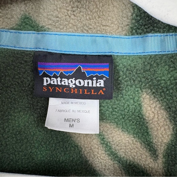 Patagonia Spice Garden Floral Hawaiian Synchilla Snap-T Fleece Medium - Picture 3 of 4